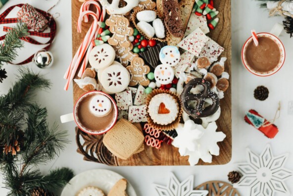 Easy Holiday Cookie and Candy Board