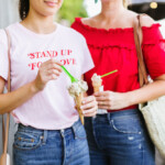 friends eating ice cream