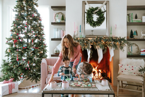 Camille Styles holiday decorating