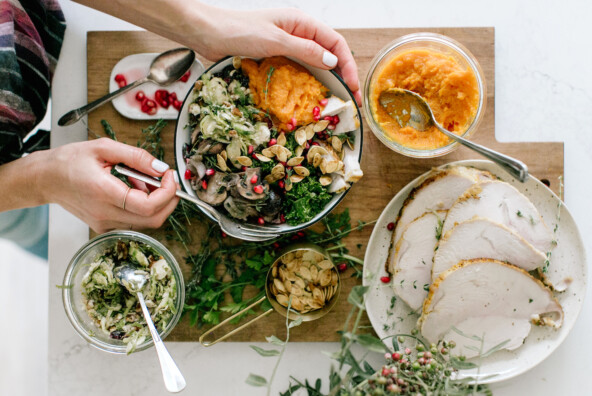 Healthy Keto Thanksgiving Leftovers Bowl