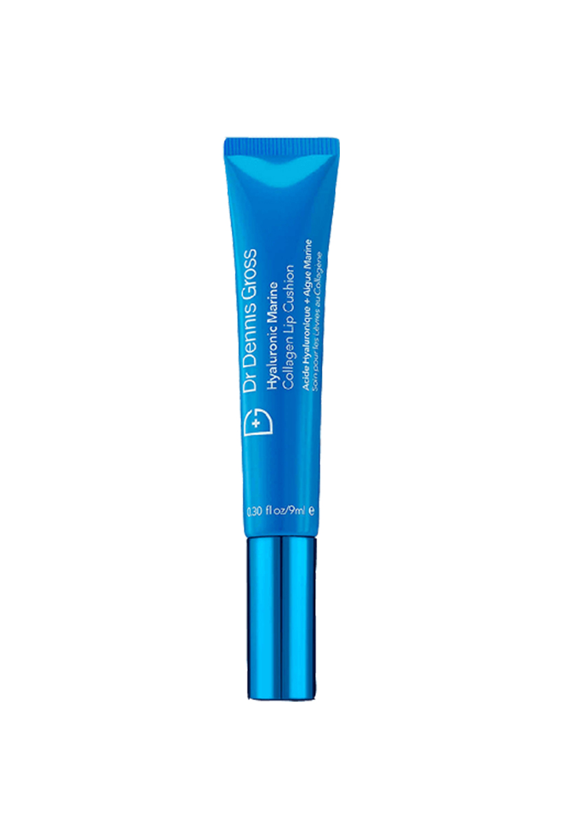 Dr. Dennis Gross Skincare Hyaluronic Marine Collagen Lip Cushion If you’re looking to both hydrate and increase the volume of your lips, this innovative “lip cushion” by Dr. Dennis Gross combines hyaluronic acid with marine algae and antioxidants to heal and increase plumpness.
