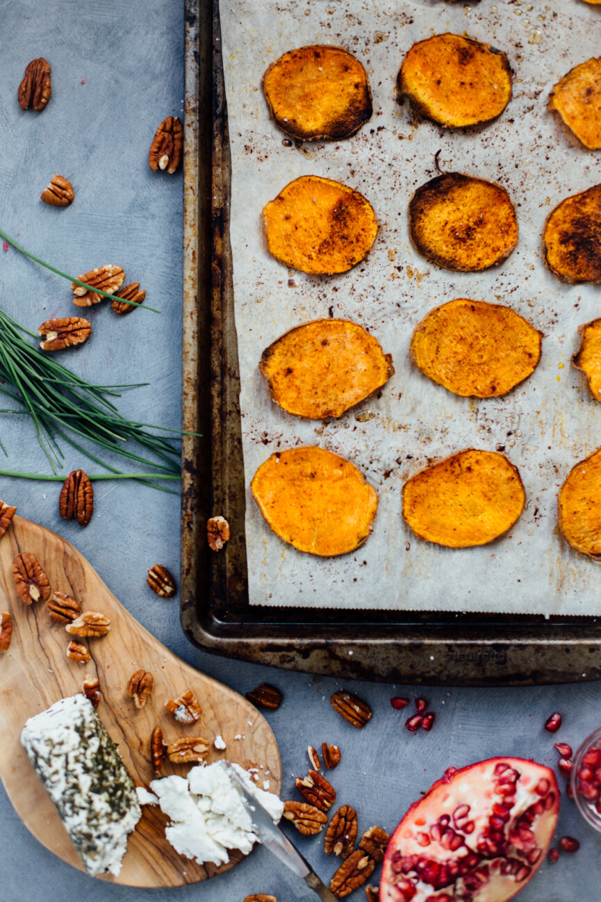 sweet potato crostini