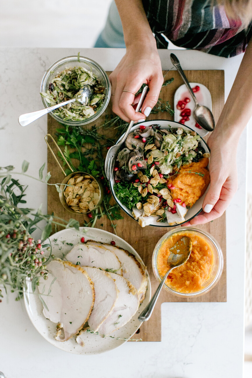 thanksgiving leftovers bowl