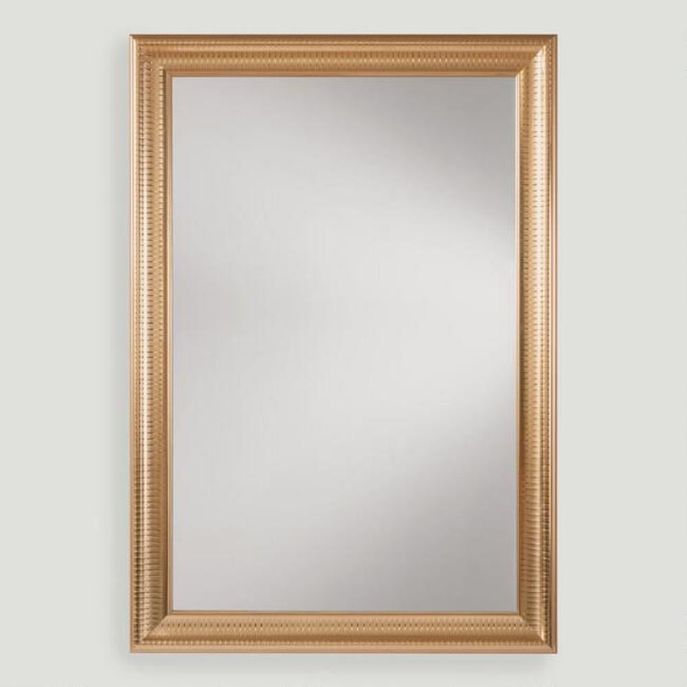 classic gold frame rectangular mirror