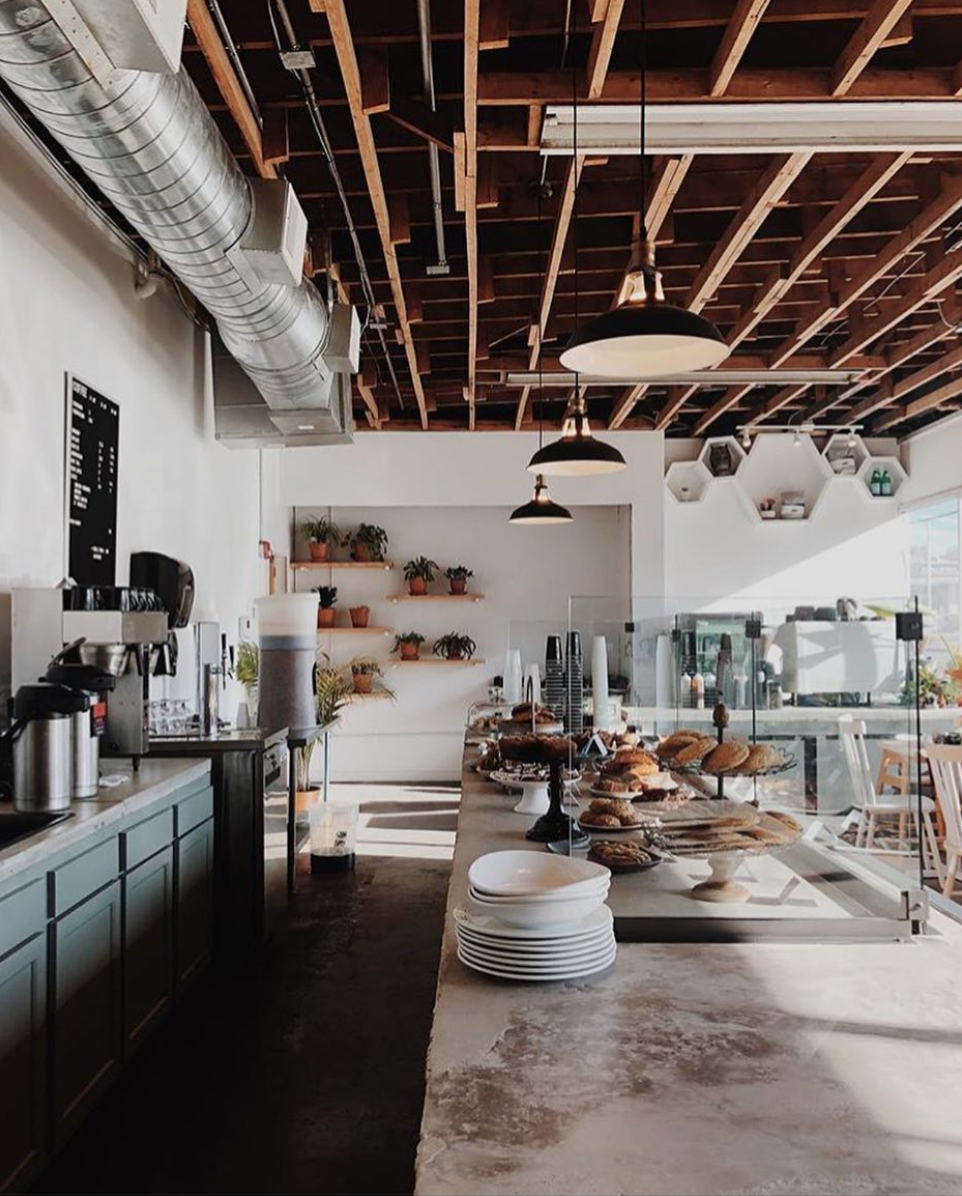 "Slow Hand Coffee on Gallatin, it’s a new spot with a really cute well-lit interior and a delicious selection of baked goods (including a gluten-free peanut butter chocolate chip cookie that I’m obsessed with!)"