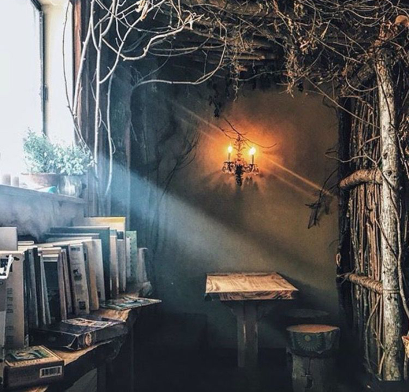 "High Garden for it’s no-tech policy and it’s unique middle-earth style interior. Seriously, Frodo might be there. You’ll definitely want to sneak a photo of this one. A perfect place to read and try house made teas and kombucha!"