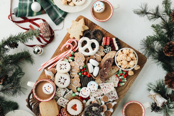 ultimate holiday cookie & candy board