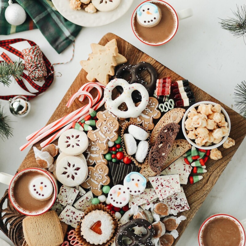 ultimate holiday cookie & candy board