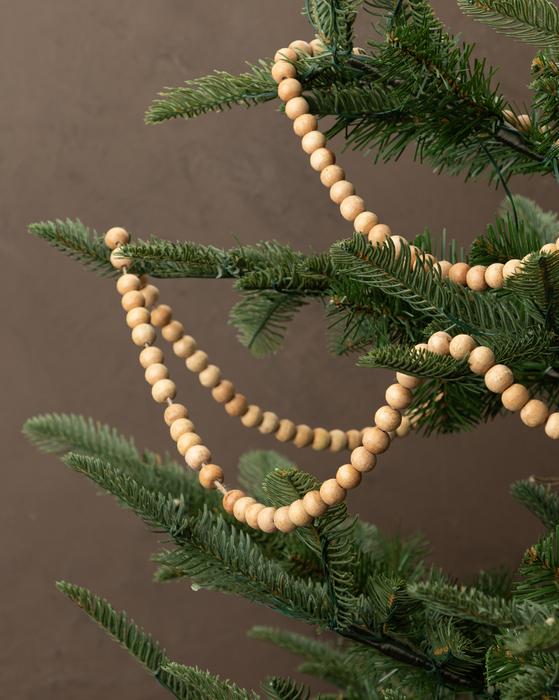 McGee & Co. Natural Wooden Beaded Garland