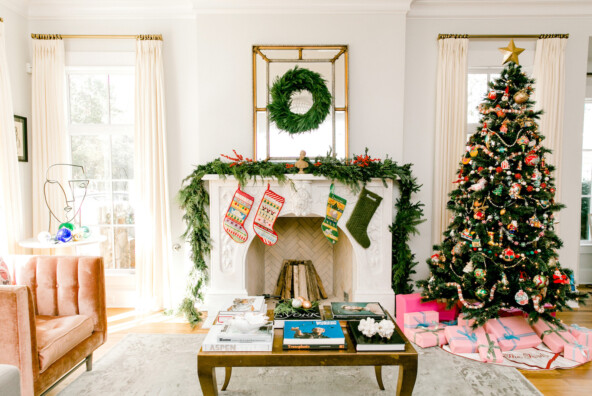 lauren smith ford's colorful holiday decor