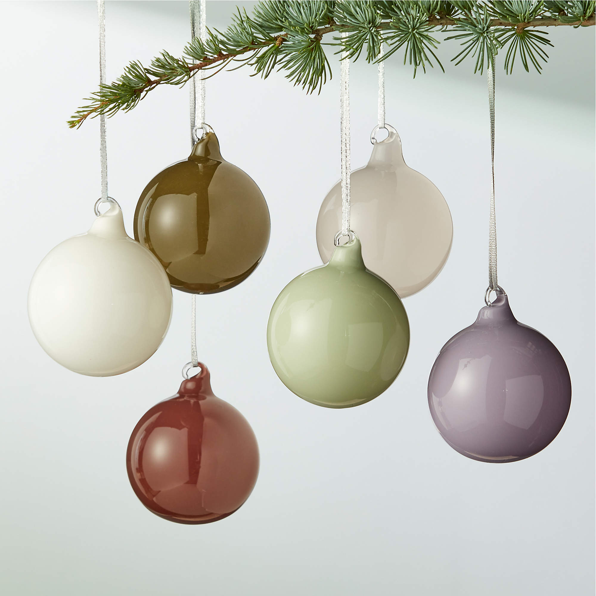 CB2 Opaque Ball Ornaments