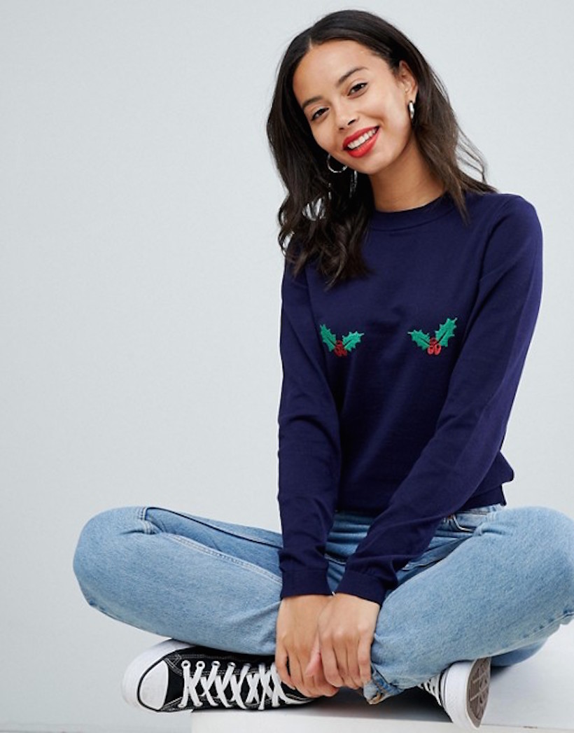 holly holiday sweater