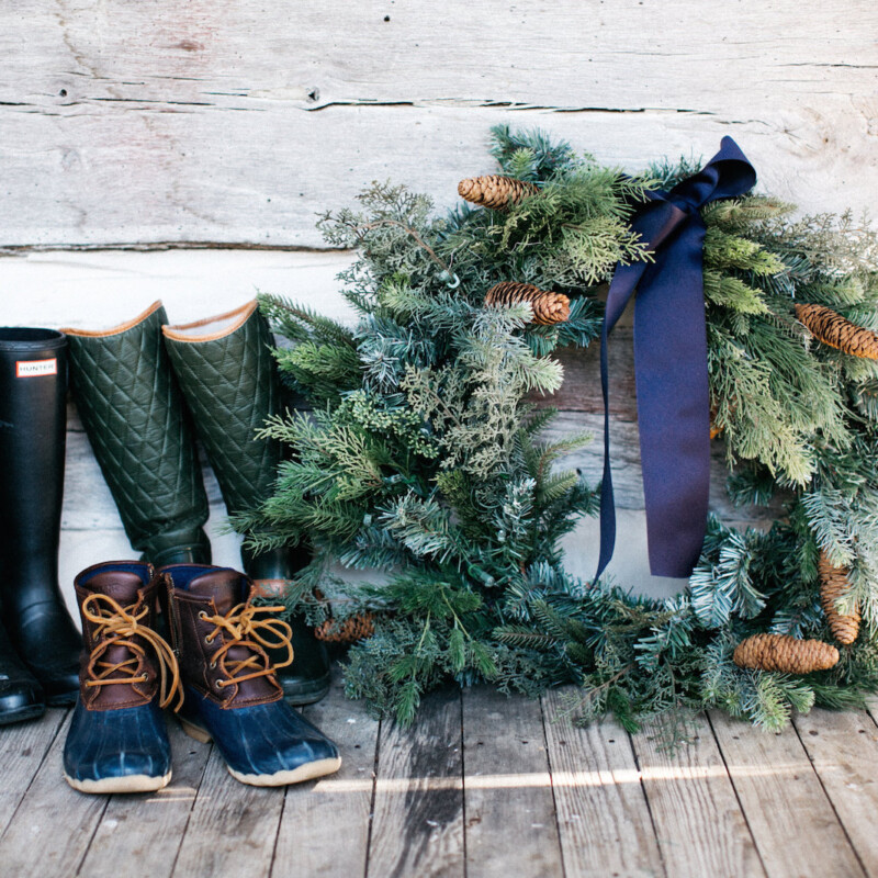 boots holiday wreath holiday organization tips