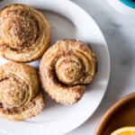 Christmas puff pastry rolls