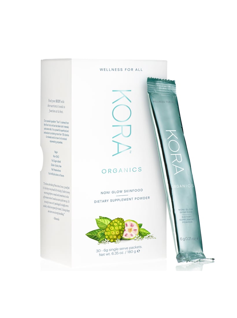 Noni Glow Skinfood Supplement These vegan, single-serve sachets feature noni, a powerful superfood and antioxidant, which supports glowing skin as well as a healthy immune system.