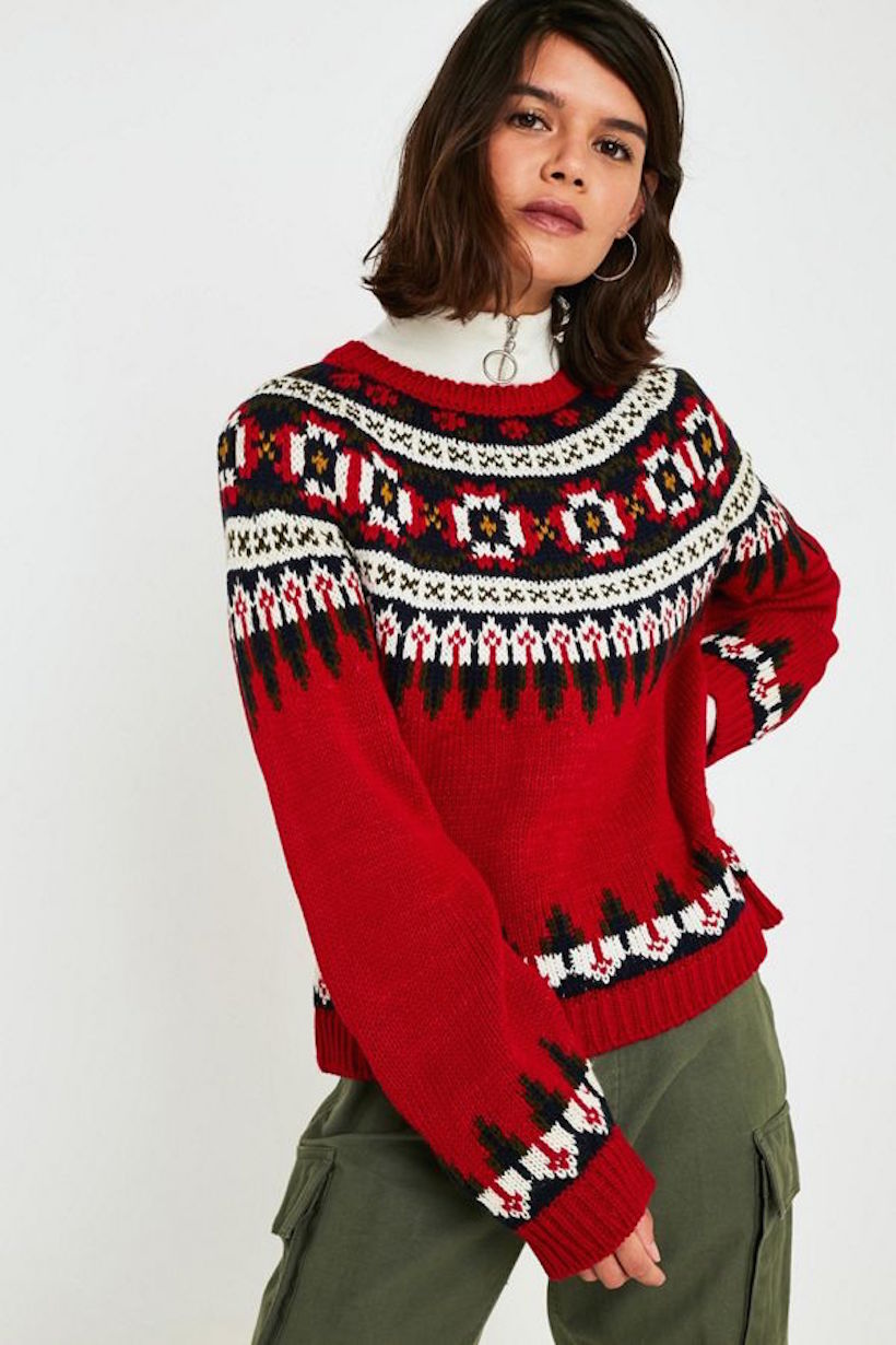 funky christmas sweater