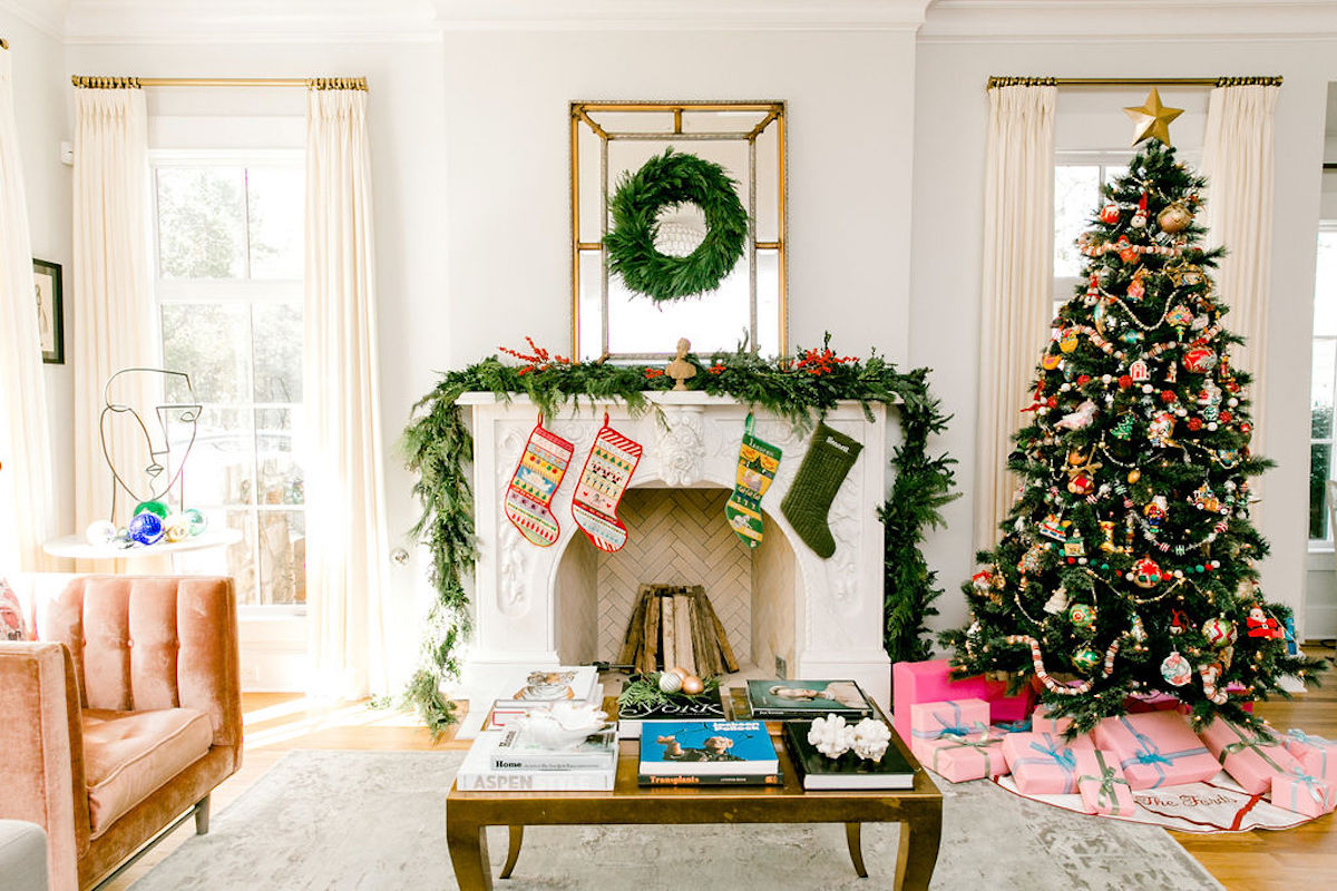 colorful holiday decor