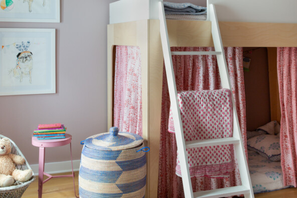 adorable pink girls bedroom