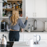 modern white kitchen