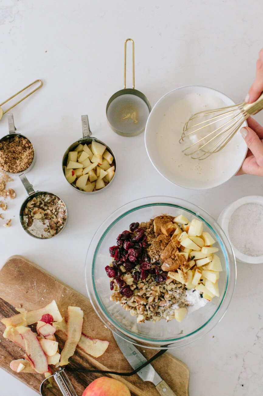 apple pie baked oatmeal