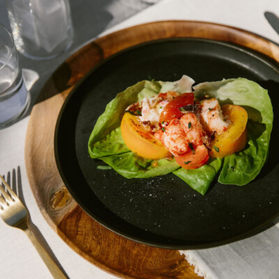 lobster BLT lettuce wraps