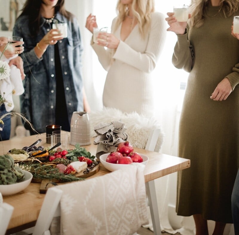 Women hosting romance book swap