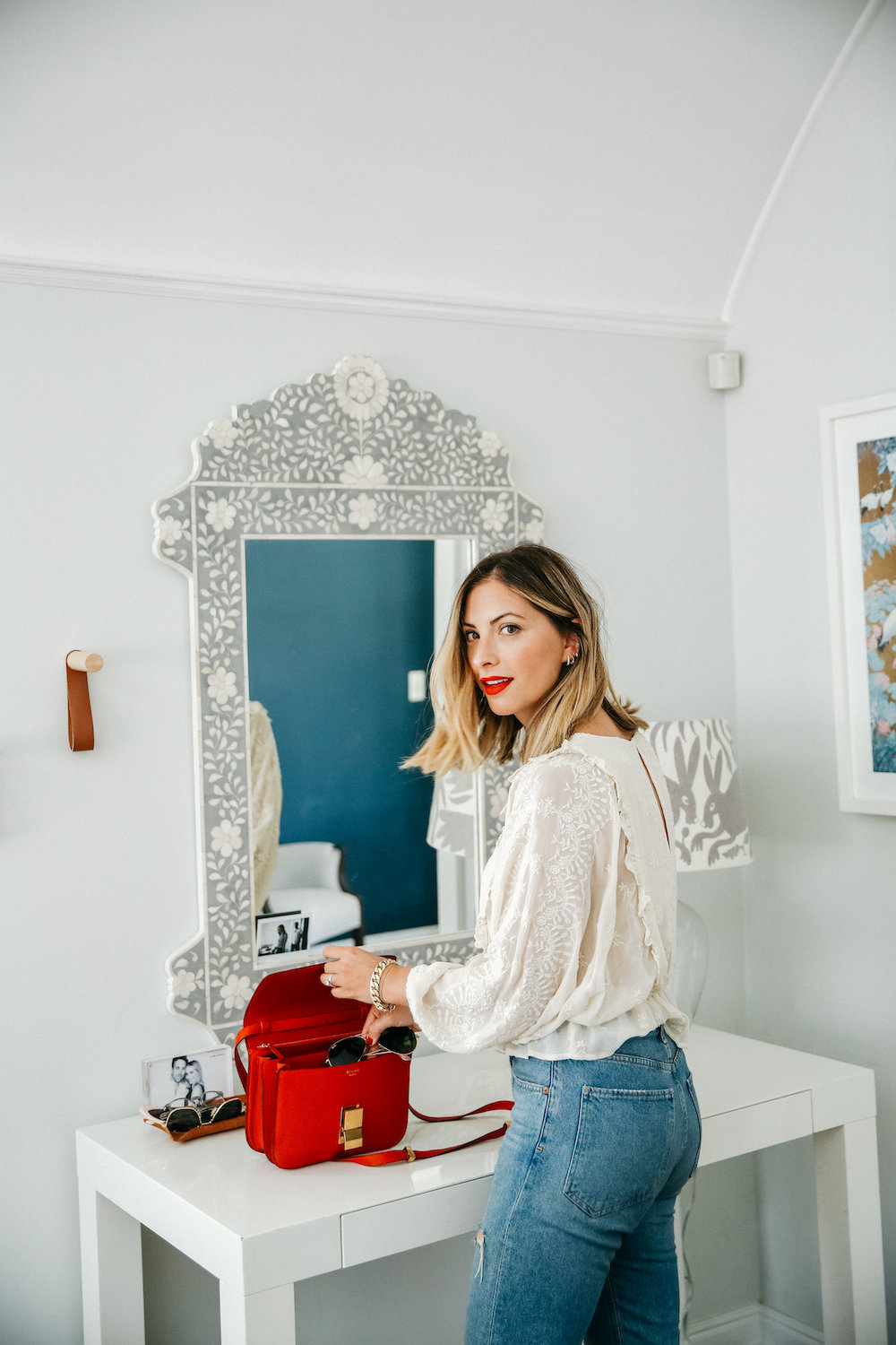 emily schuman, cupcakes and cashmere, getting dressed, morning routine