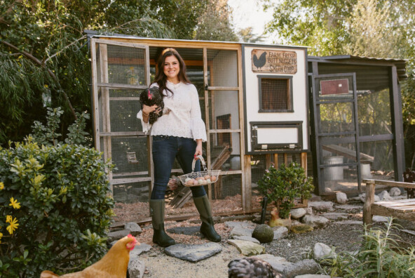 Tiffany Thiessen at home in LA