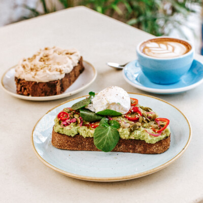 smashed avocado toast