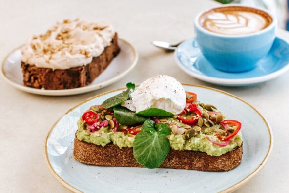 smashed avocado toast