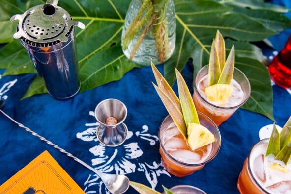 sea bird hibiscus cocktail