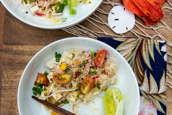 vegan hawaiian poke bowl