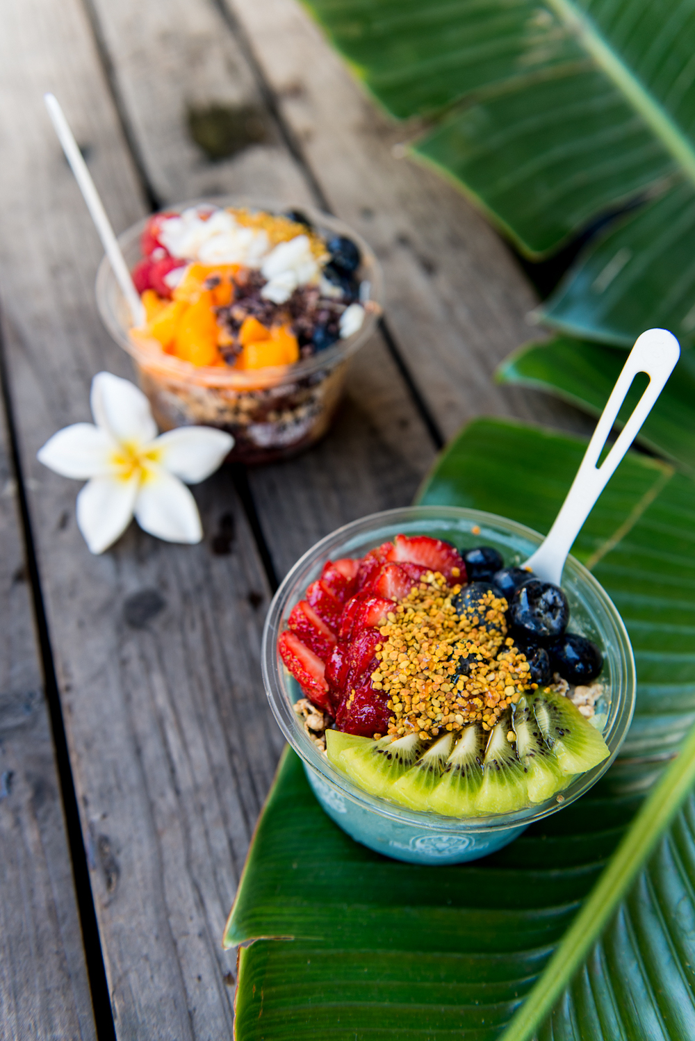 acai bowls, smoothie bowls, beach, tropical