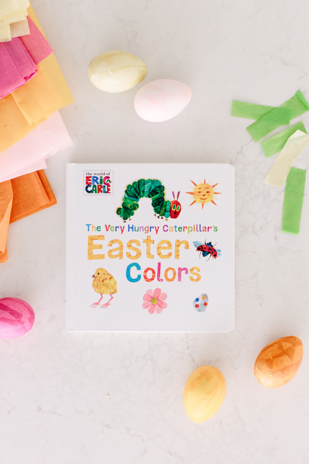 a super simple and colorful easter egg DIY you can do with your kids