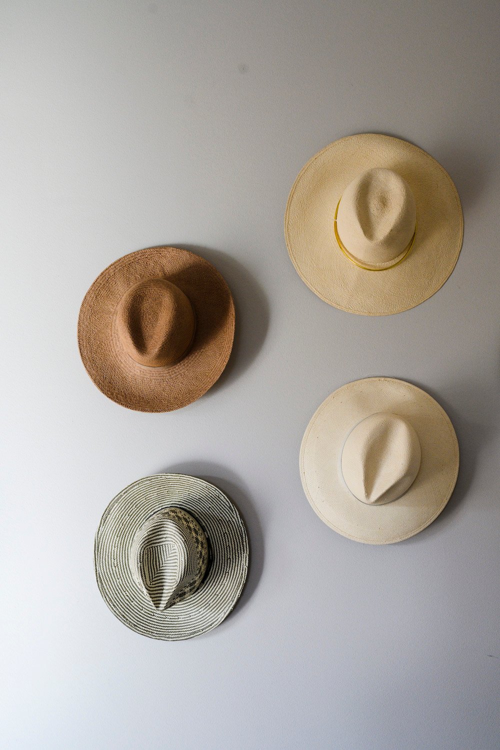 hats, wall decor
