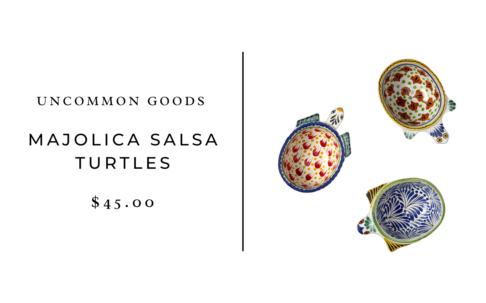 uncommon goods salsa turtles