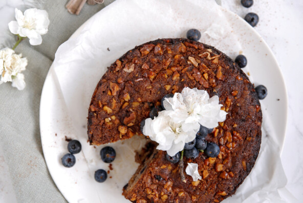 blueberry almond coffee cake