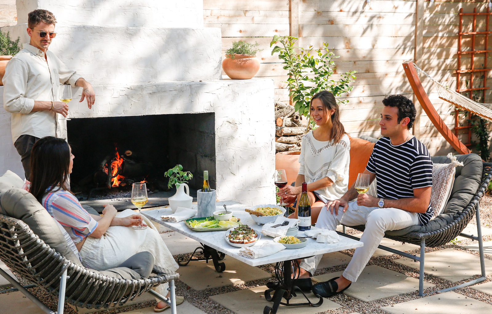 The Only 5 Things You Need For A Backyard Spring Dinner Party Camille Styles