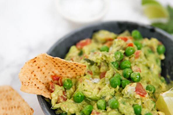 green pea guacamole