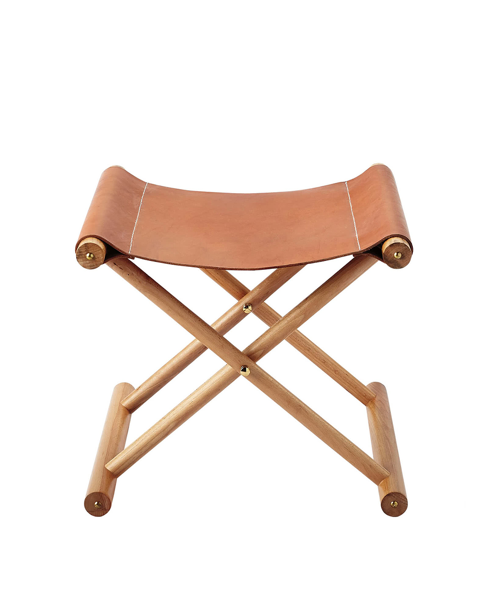 Leather Camp Stool