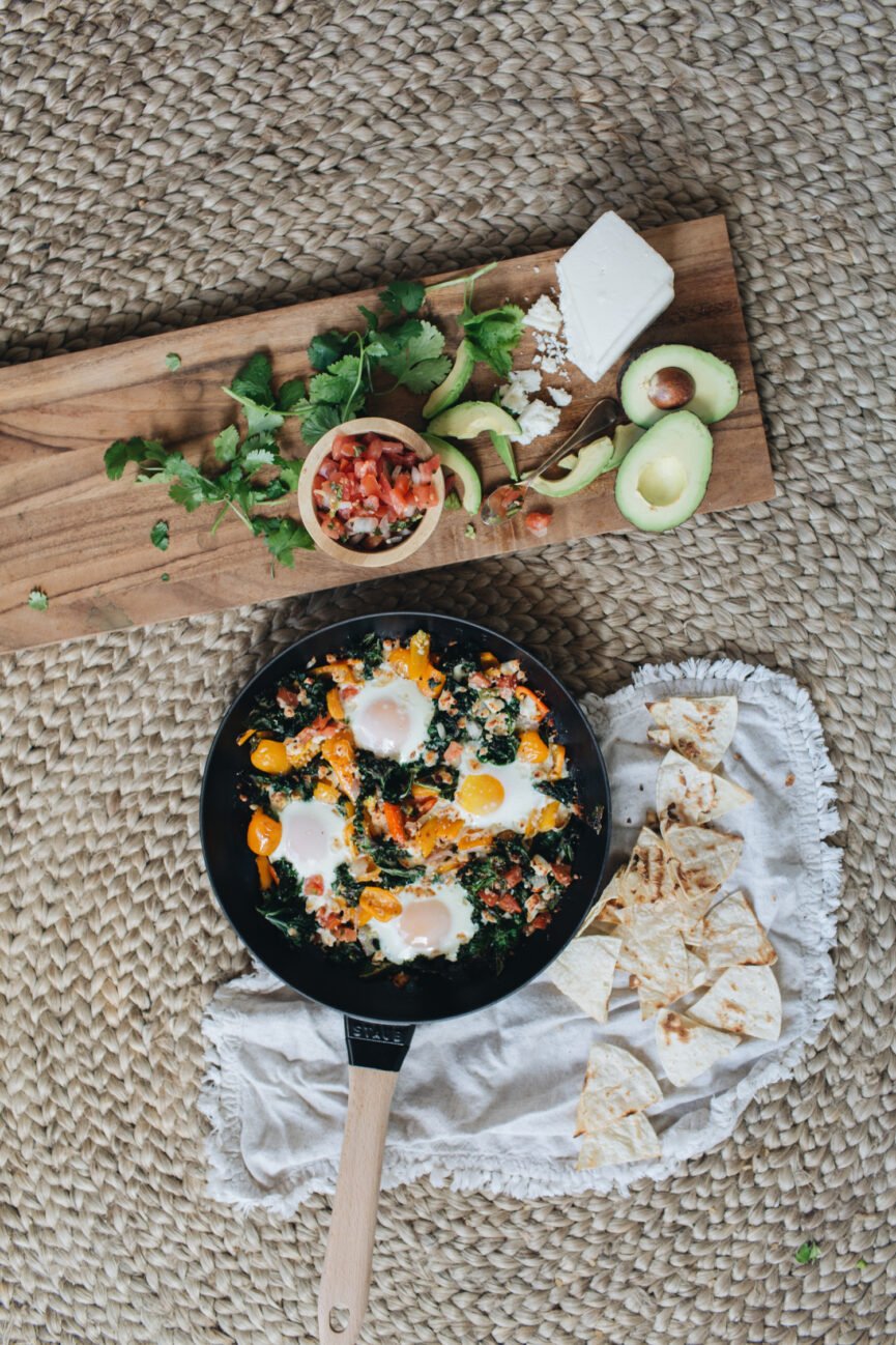 mexican baked eggs toppings