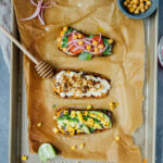 sweet potato toasts three ways