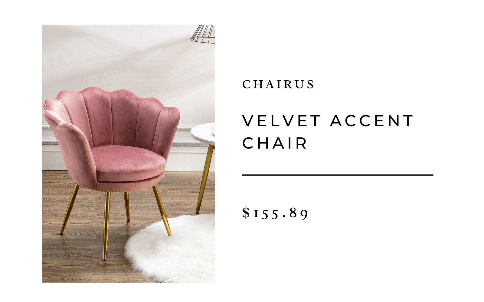 amazon velvet accent chair