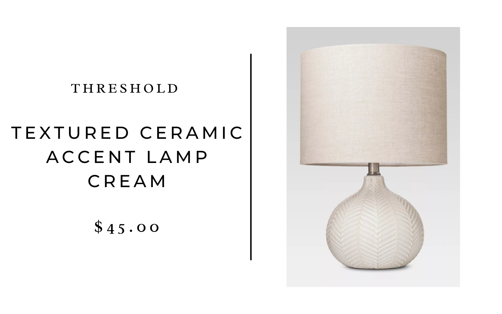 target textured ceramic lamp