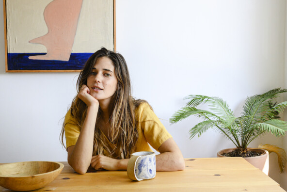 Ally Walsh, Canyon Coffee in the kitchen in Santa Monica