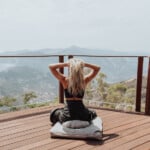 yoga, malibu, view