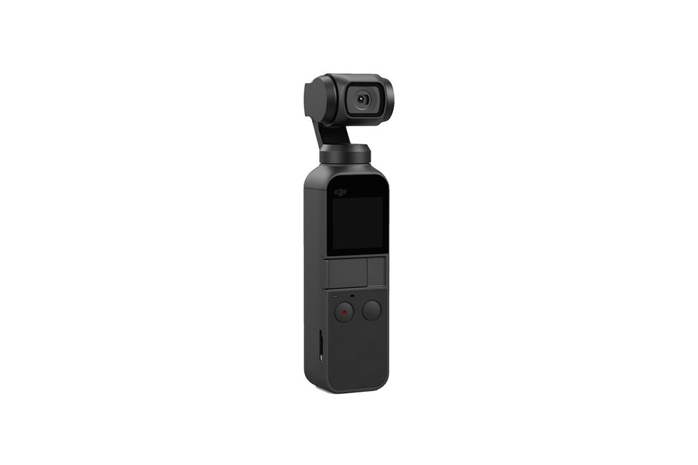 DJI Osmo Pocket The DJI Pocket is an all-in-one gimbal/camera system that can literally fit in your pocket. You'll be amazed at the quality of video footage you can get from this tiny device!