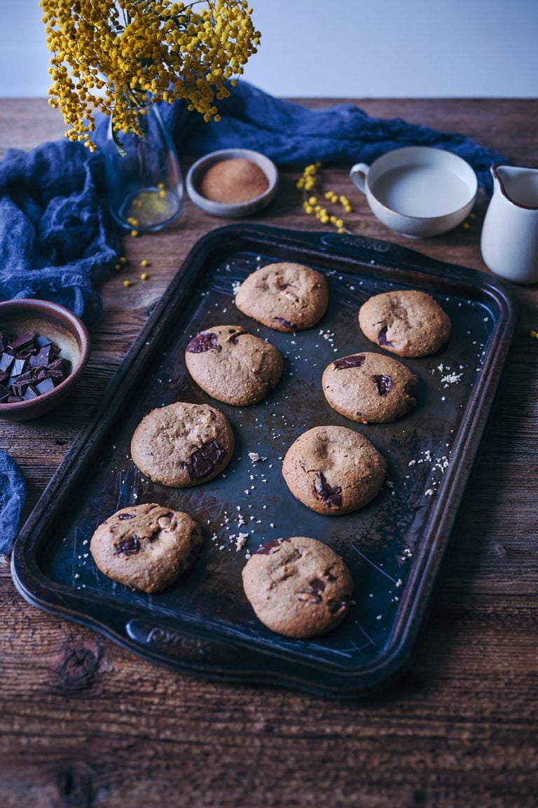 hazelnut chocolate chip cookies from travelling oven.