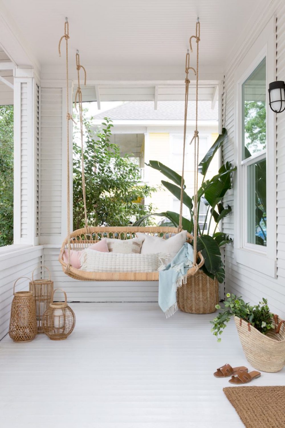 camille styles studio porch swing