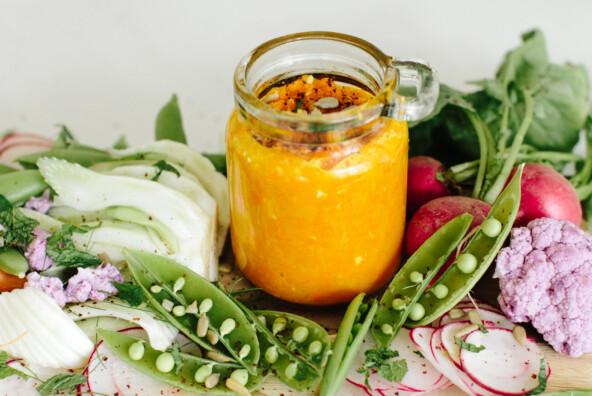 carrot turmeric hummus